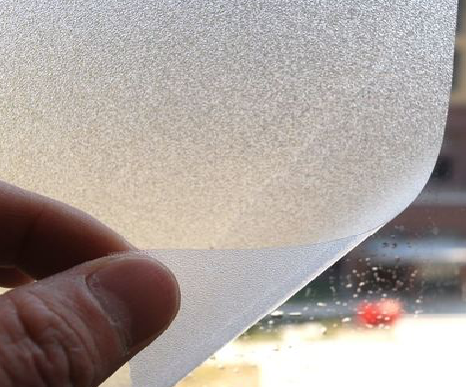 永仁玻璃门外面粘广告用什么材料好？