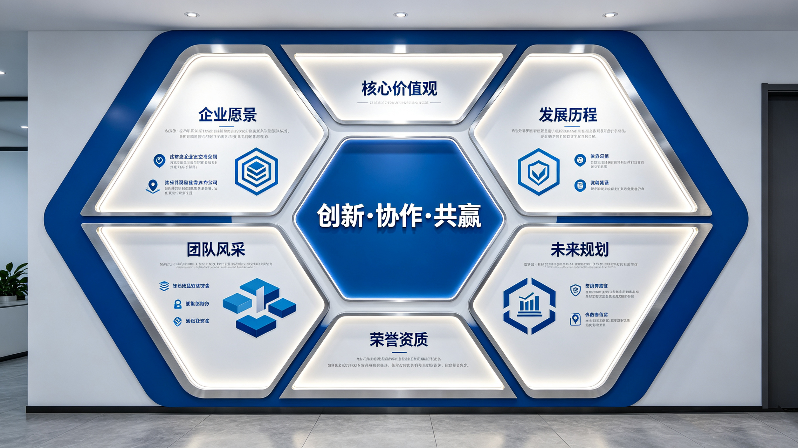 永仁企业文化墙六边形避坑指南（新手常犯5个错误）